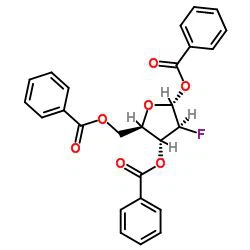 КАС:97614-43-2|2-Дезокси-2-фтор-1,3,5-три-O-бензоил-D-рибофураноза