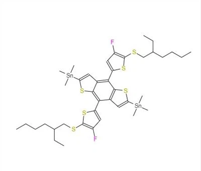 CAS: 2226464-70-4丨станнан, 1,1'-[4,8-бис[5-[(2-этилгексил)тио]-4-фтор{{9 }}тиенил]бензо[1,2-b:4,5-b']дитиофен-2,6-диил]бис[1,1,1- триметил-